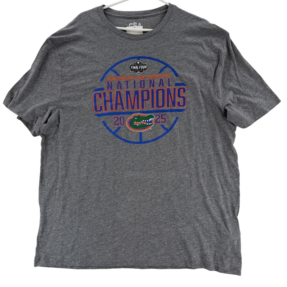 Florida Gators Shirt Mens 2XL NCAA Basketball National Champions 2025 Final Four